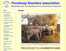 Tablet Screenshot of finnsheep.org